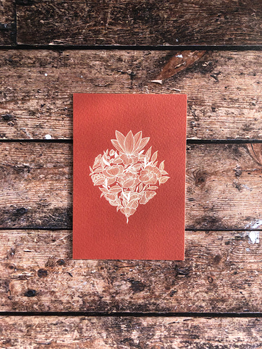 Carte postale - Coeur de nature