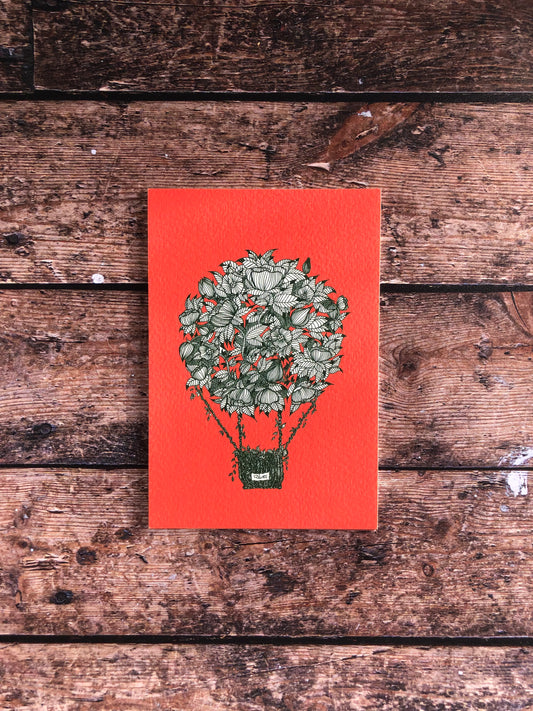 Carte postale - La montgolfière