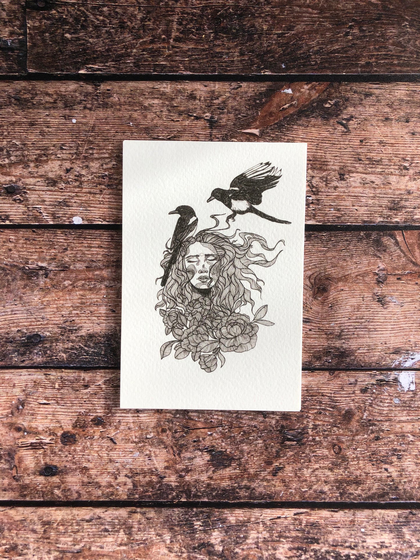 Carte postale - Chamane