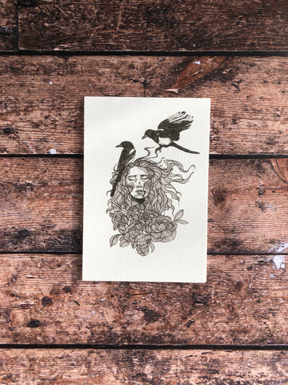 Carte postale - Chamane