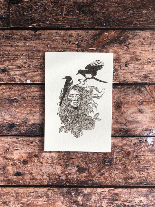 Carte postale - Chamane