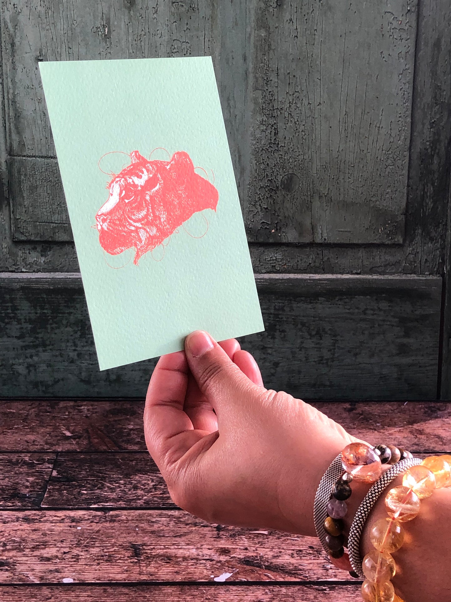 Carte postale - Le tigre