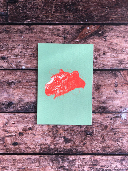 Carte postale - Le tigre