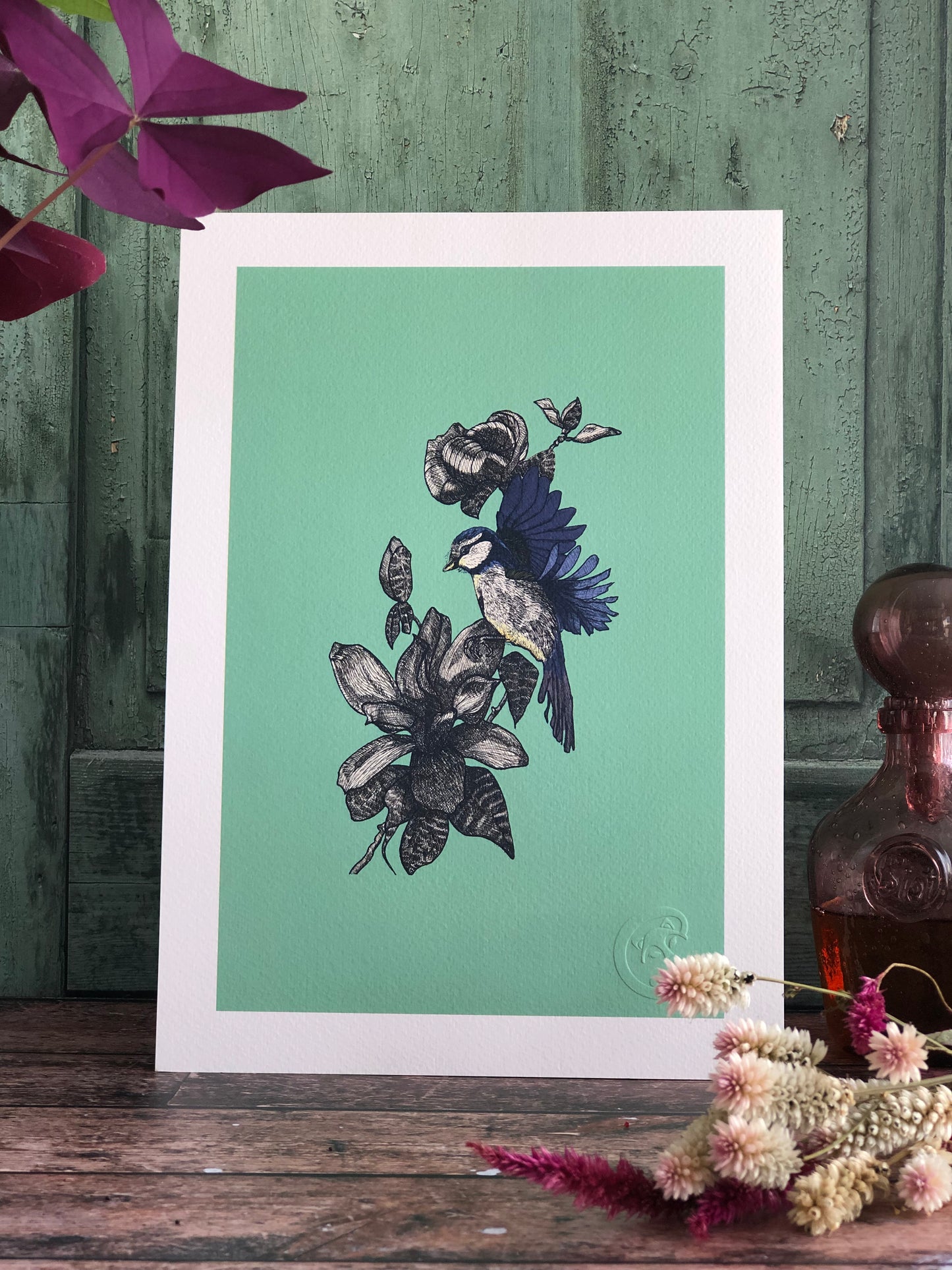 Affiche - La mésange