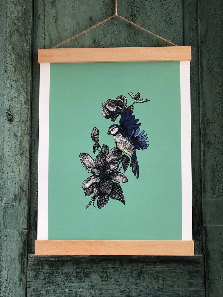 Affiche - La mésange