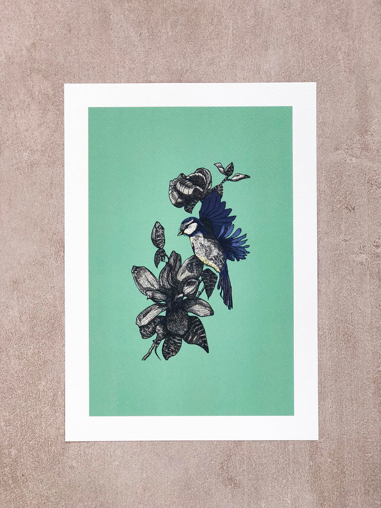 Affiche - La mésange