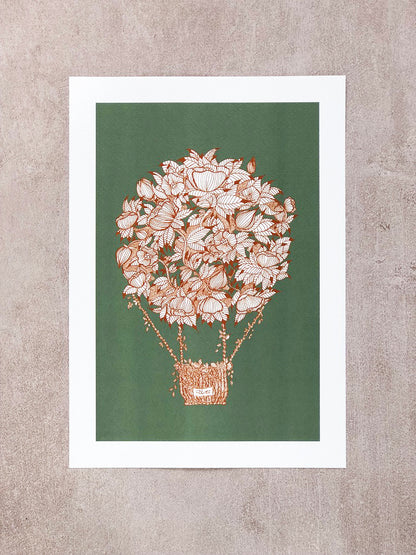 Affiche - La montgolfière