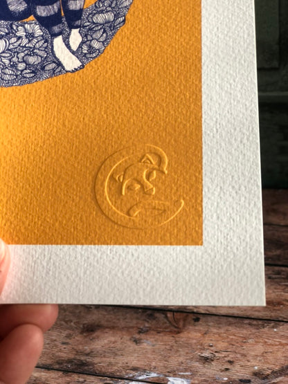 Affiche - La lune butineuse